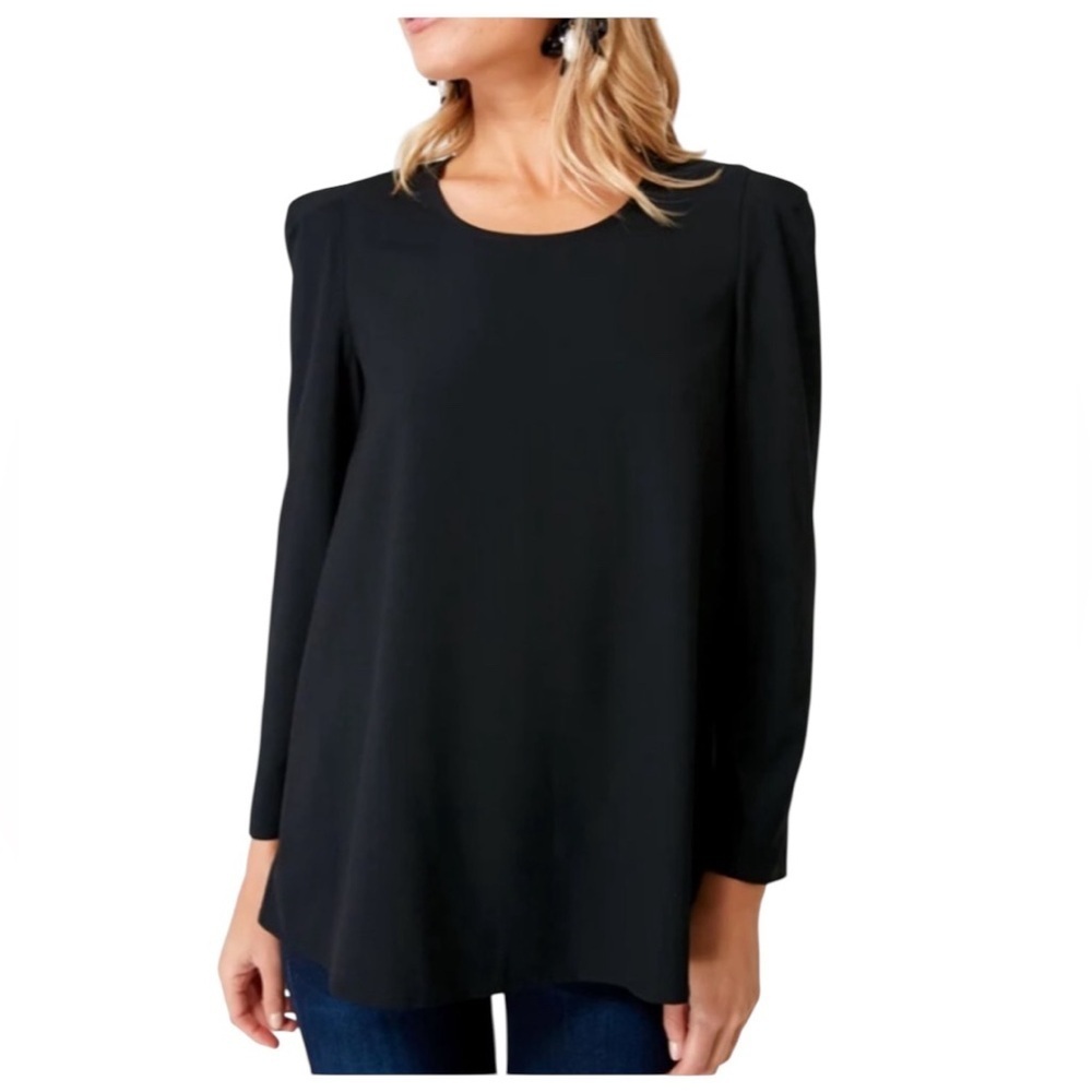 Pomander Place By Tuckernuck Black Bedford Blouse Size XXXL